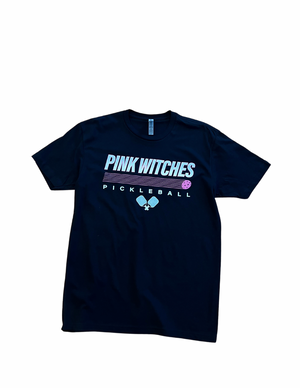 
                  
                    Load image into Gallery viewer, Pink Witches Pickleball T-shirt
                  
                